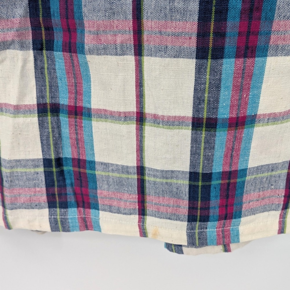 Natural Expressions VTG Plaid MidiSkirt '80s Preppy Academia Cottagecore Prairie - Picture 8 of 8